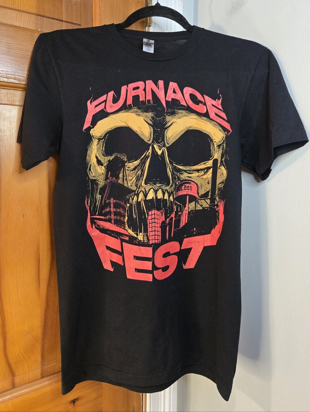Gildan Black Tee with White Brand Tag